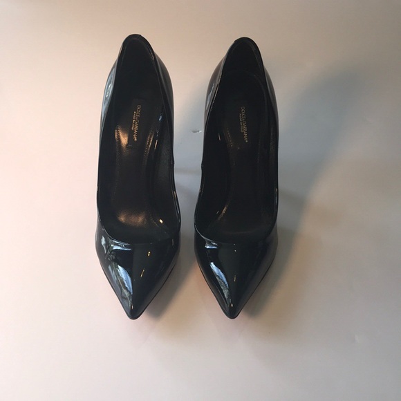 100%Authentic Dolce & Gabbana Patent Leather Heels - Picture 2 of 7